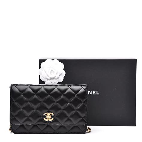 CHANEL Lambskin Quilted CC Pearl Crush Wallet on .